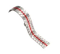 VRKRTVBLB Stainless Steel Metal Watch Strap 20mm 22mm Universal Strap Folding Buckle for Men Women(8,22mm)