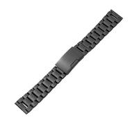 VRKRTVBLB Stainless Steel Watch Strap 14mm-26mm Bracelet Solid Metal Bands Accessories for Man Women(Black,26mm)