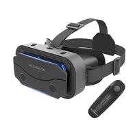 VRLEKAM VR Glasses for Mobile Phone with Remote Control, 3D Virtual Reality Glasses PC Entertainment Anti-Blue Light, Fit iPhone & Android 5.0-7.2 Inch