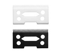VRMETA Professional Hair Clipper Replacement Ceramic Blades, 2 Holes Precision Adjustable Hair Clipper Parts Blade for Wahl Clippers, Wahl 5-Star Senior, Magic Clip