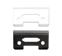 VRMETA Professional Replacement Clipper Ceramic Blades Stagger Tooth 2 Holes Precision Adjustable Hair Clipper Parts Blade for Wahl Clippers, Wahl 5-Star Senior, Magic Clip