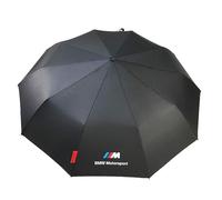 Vroom Vroom Pro Motorsport Genuine Car Accessories Windproof Umbrella Golf Black Brolly Automatic Anti-UV (Compact-Folding)