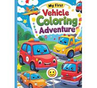 Vroom Vroom! Vehicles Coloring Adventure: 50 Fun Pages for Kids Ages 3-7