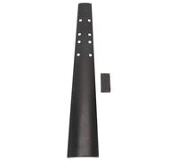 Vroomoto 1/2 Size Violin Fingerboard, Ebony Wood, Replacement Part, Fit for 1/2 Violin, Multi Purpose, Reasonable Design, Unfinished Fingerboard, Model: LN236, Black Color