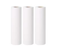 Vroomoto 110 30mm White Self Adhesive Thermal Paper Roll Printable Sticker Paper BPA Free Long Lasting 10 Years for L3 Portable Thermal Printer 3 Rolls
