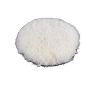 Vroomoto 4" Wool Polishing Buffing Waxing Pad for Car Polisher with Hook and Loops, Handle Tracks, Premium Material, Economical and Practical Use, White (5 Inch (135 Pcs))