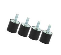 Vroomoto 4pcs M8 Rubber Mounts Anti Vibration Silentblock Car Boat Bobbins Damping Elements for Air Compressors Gasoline Engines Water Pumps (VD30*30 M8*23)