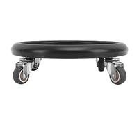 Vroomoto Abdominal Wheel Board Ab Roller Board Abdominal Exercise 4 Rollers 360 Degree Quiet Slide Silent Bearings Knee Pad with Widened Face for Home Workout (Black)