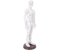Vroomoto Acupuncture Model Human Body Acupuncture Practice Model Acupoint Body Full Teaching 52cm PVC with Base and Manual for Student Teaching Demonstration (Man)