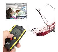 Vroomoto Advanced Semiconductor Alcohol Sensor, Non- Breathalyzer, Key Chain Design, Alcohol Breath Tester, LCD Display, Battery Saving, & Visible Warnings, Small Size, Easy to Carry