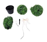 Vroomoto Artificial Bunny Topiary Tree with String Light for Festive Home Decor 90cm