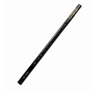 Vroomoto Bamboo Flute Chinese Traditional Instrument Folk Wind Instrument Dizi 4 Year Bamboo 3 Year Dried Smooth Black Body with Carrying Bag for Beginners Music Lovers (G Key)