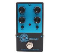 Vroomoto Bass Distortion Pedal Bass Effects Unit Guitar Effect Pedal Compact Dual Circuit Blend Control Bite Growl Switches with 9V DC Center Negative for Guitar