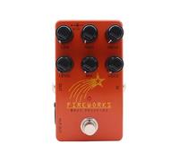 Vroomoto Bass Drive DI Pedal Tube Amp Simulator EQ Controls Bass Effects Processor Overdrive Box True Bypass Red Metal Size 11.5 * 6.7 * 5.6 Cm