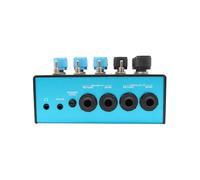 Vroomoto Bass Multi Effects Pedal Preamp with 3 Band EQ Parallel Signal Chain Cabinet Simulator Speaker Switch Dual FX Loops Bass Effects for Recording Live