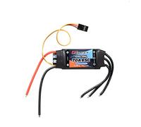 Vroomoto Bidirectional Brushless ESC Reversible Brushless ESC 20A RC Speed Controller 2-4S UBEC 2A 5V No Brake Direct Reverse Quick Response for RC Car Boat Ship (70A)