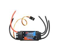 Vroomoto Bidirectional Brushless ESC Reversible Brushless ESC 20A RC Speed Controller 2-4S UBEC 2A 5V No Brake Direct Reverse Quick Response for RC Car Boat Ship (40A)