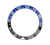 Vroomoto Black Blue Ceramic Watch Bezel Insert Elegant Replacement for Watch 38mm Diameter