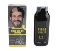 Vroomoto Black Hair Dye Shampoo Shampoo Hair Coloring Gray Coverage Semi Permanent 250ml Beard Coloring Long Lasting Color with Shine and Smoothness for Men and Women