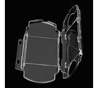 Vroomoto Clear Case Transparent Protective Shell Protective Cover Shockproof Anti Scratch Non Slip PC Case Movie Bracket Stand Reserved Sockets with Back Grip for 2000 3000