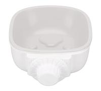 Vroomoto Crate Dog Bowl Pet Cage Coop Cup Hanging Food Water Feeder Bowl Slow Food Raised Posts Dishwasher Safe Grade PP Resin for Small and Medium Dogs Cats (Grey)