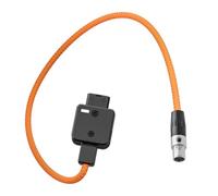 Vroomoto D Tap 4Pin XLR Power Cable Rotatable Nylon Cord 60cm Compatible Cameras TVLogic LVM-170A SmallHD 1303 Display Screen PL60C LED Video Light