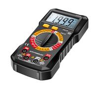 Vroomoto Digital Multimeter Voltage Detector Volt Meter 1999 Counts AC DC Voltmeter Ammeter Ohm Meter Capacitance Frequency Diode HFE NCV with Backlight Data Hold for Home Electrical (Black)