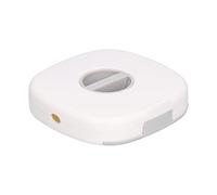 Vroomoto Durable Data Cord Organizer for Efficient Cable Management At Home Office, ABS Material, Compact Size 7x7x1.4cm (White)