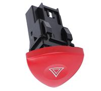 Vroomoto Hazard Light Switch 8200442724 Abs Emergency Flasher Button | Abs Construction, Vehicle Warning Button, Plug and Play, Master II Laguna Fitment, Oem 8200442724