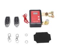 Vroomoto Intelligent Battery Disconnect Switch, 12V 24V Digital Display Manual Remote Battery Isolator for Cars, SUVs, MPVs, EVs