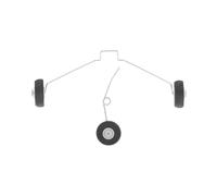 Vroomoto Landing Gear Z51 RC Airplane Z51 Remote Control Plane Foam Glider Drone 2pcs Lightweight Easy Install DIY Replacement Parts with Front Rear Landing Gear for RC Airplane
