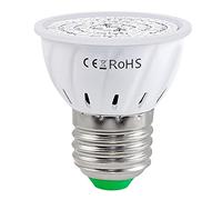 Vroomoto LED Grow Light Bulb Plant Light Bulb Indoor Plant [placeholder] Greenhouse Red Blue Spectrum E27 E14 48 60 80 LEDs with Wide Illuminating Angle for Seedlings (E27 & 60 LEDs)