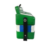 Vroomoto Mini 7 Key 2 Bass Accordion ABS Material Musical Instrument Lightweight Button Accordion Hand-eye Coordination Stage Performance (Green)