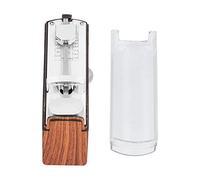 Vroomoto Mini Mechanical Metronome Universal Portable Traditional with Clear Sound for Piano Ukeulele Guitar (Natural Wood Color)