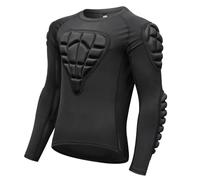 Vroomoto Motorcycle Jacket Armor, Protective Chest Shoulder Elbow Padding Shirt with Breathable Skin-friendly Fabric, Suitable for Riding, Rugby, Football, Skiing (ME277 EU Size M)
