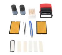 Vroomoto Portable Handheld Coding Machine Manual Date Stamp Printer Ink Date Printing 4mm Character Height Fast Drying for Plastic Bag Bottle Metal Cans Paper Production Expiry D (Character Height