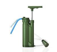 Vroomoto Portable Water Filter Pump Survival Water Purifier Outdoor Filter Pump Backpacking 8000L RO Filtration 200-300ml/min with Fast for Camping Hiking Emergency (RO)