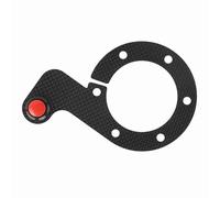 Vroomoto Premium Carbon Fiber Horn Button Kit, Single or Dual Button, for MOMO//Nardi//VERTEX Racing Steering Wheel, Acrylic + Carbon Fiber Material, Direct Replacement (one)