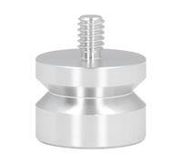 Vroomoto Prism Pole Adapter Survey Pole Adapter Prism Rod Mount Attachment AD-E01 to 11/4in-20 Connector 18.5mm Aluminium Alloy with Neat Thread for GPS RTK Total Station Base