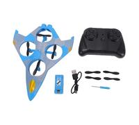 Vroomoto RC Glider Plane Remote Control Airplane 2.4GHz Airplane Altitude Hold Headless Mode One Key Takeoff Landing Return 3 Speed Modes with 410mAh Battery for Beginners (Blue)
