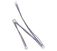 Vroomoto RGBW Mini Button PCB LED Mini Button LED PCB RGBW Light Bar DC5V PH2.0 Port 30AWG PTFE Cable Prefabricated Terminals with Welded for 3D Printer Stealthburner