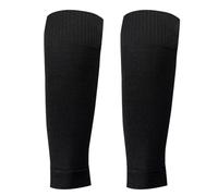 Vroomoto Soccer Shin Guard Socks Shin Pad Sleeves Guard Sleeves Calf Elastic Breathable Compression Support with 92% Polyester 8% Spandex for Men Women Football Baseball (Black)