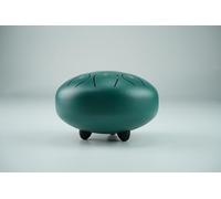 Vroomoto STEEL TONGUE DRUM 6 INCH HAND DRUM FOR MEDITATION YOGA BEGINNERS, 8-NOTE PERCUSSION INSTRUMENT FAMILY FRIENDS GIFT (Green)