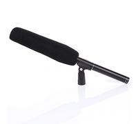 Vroomoto Super Uni Directional Condenser MIC Microphone Effective Pickup Range for Interview Long Short Distance 3.5mm 6.35mm Jacks Black Aluminum Wireless Interview