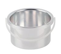 Vroomoto Wax Warmer Inner Pot Wax Machine Inner Pot Heated 4.13in Aluminum Alloy Non Stick Fast Heating Even Heat Silver with Easy Clean Reusable for Family Salon