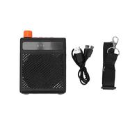 Vroomoto Wireless Microphone Amplifier Clear Voice No Distortion Rechargeable Portable for Teachers Tour Guides Classroom Outdoor Use (Black)