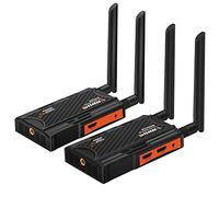 Wireless HDMI Transmitter and Receiver,250m(820ft) HDMI Extender Kit with HDMI Loop Out,2.4/5.8GHz 1080P Full HD for Streaming from DSLR,Laptop,Netflix,YouTube,PS4 to TV/Projector IR Support.
