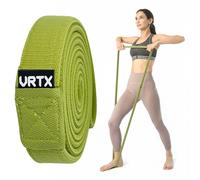 VRTX No.2 Fabric Resistance Bands for Men & Women | Long Exercise Band for Workout, Stretch, Yoga, Full Body Training | Soft Mesh Cloth, Non-Slip, High Durability Straps - Medium (65-100 lbs)