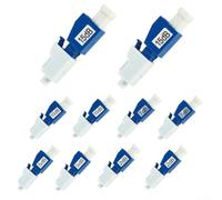 VRTYVEYBB 10 Pack LC/UPC For fiber Optic Attenuators with Flame Retardant and High Temperature Resistance for Enhanced Durability in Optical Communication Scenarios