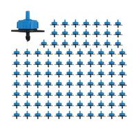 VRTYVEYBB 100Pcs 2L 4L 8L Pressure Compensating Dripper Drip Emitters Steady Flow Garden Emitter Irrigation Water Regulator Dripper